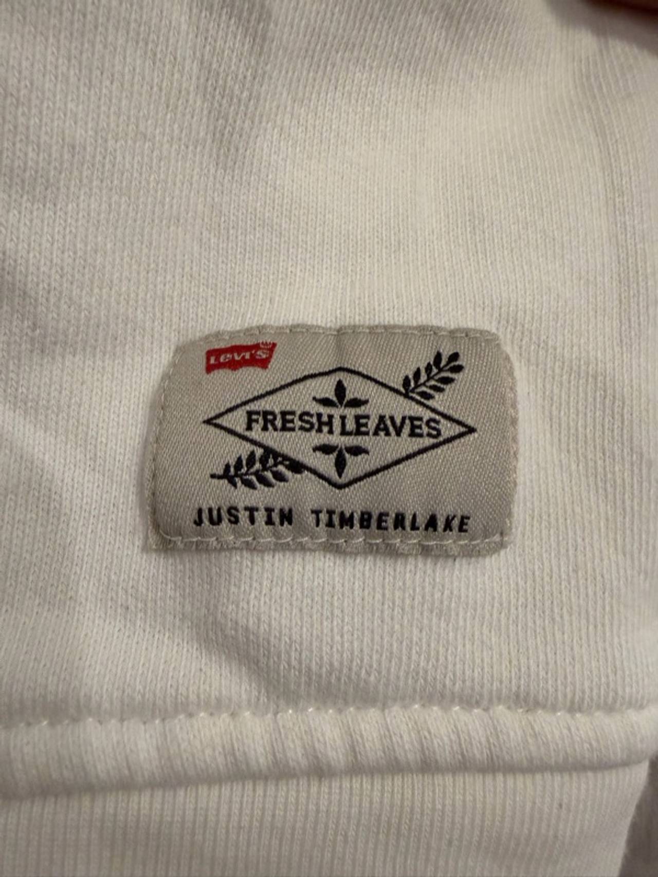 Levi's Fresh Leaves Justin Timberlake White Hoodie