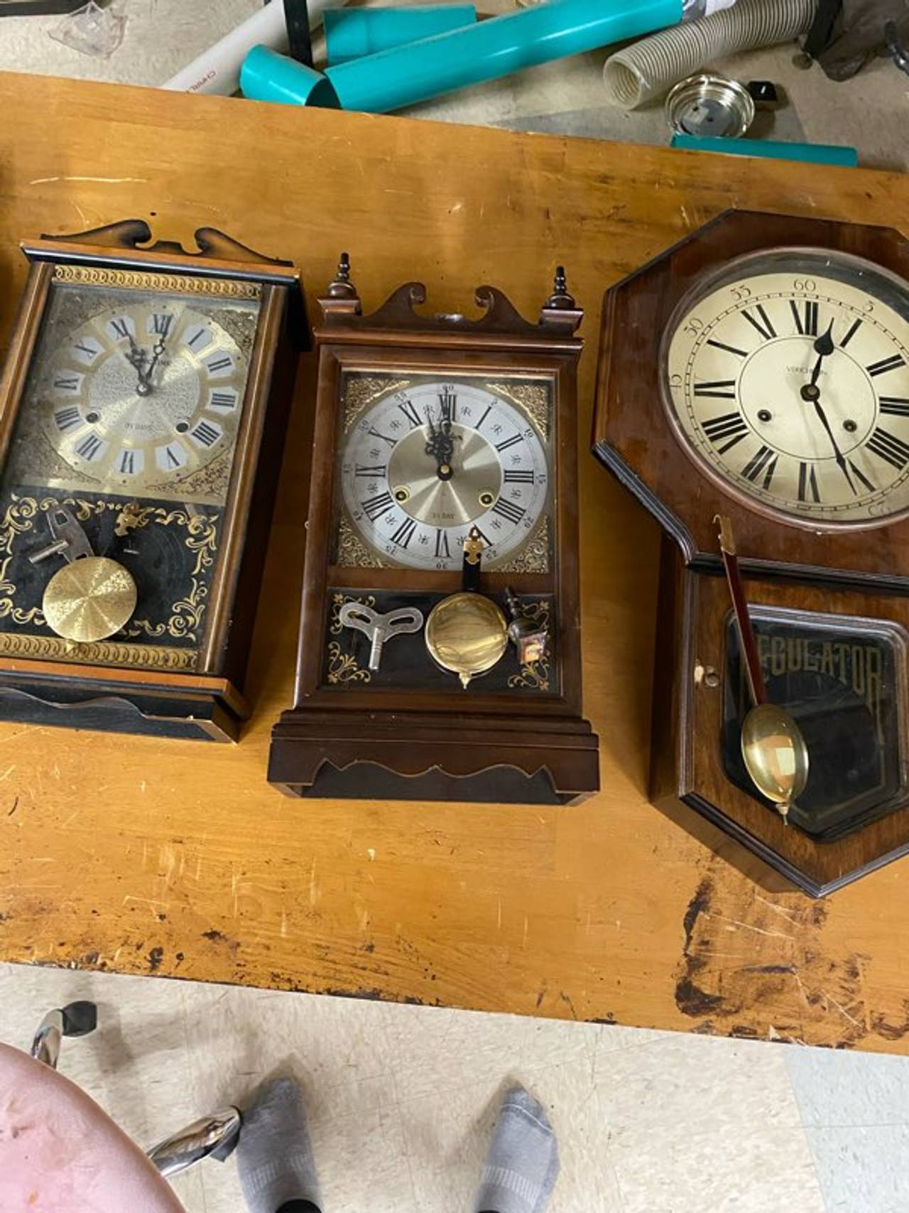 Verichron Regulator Wall Clock