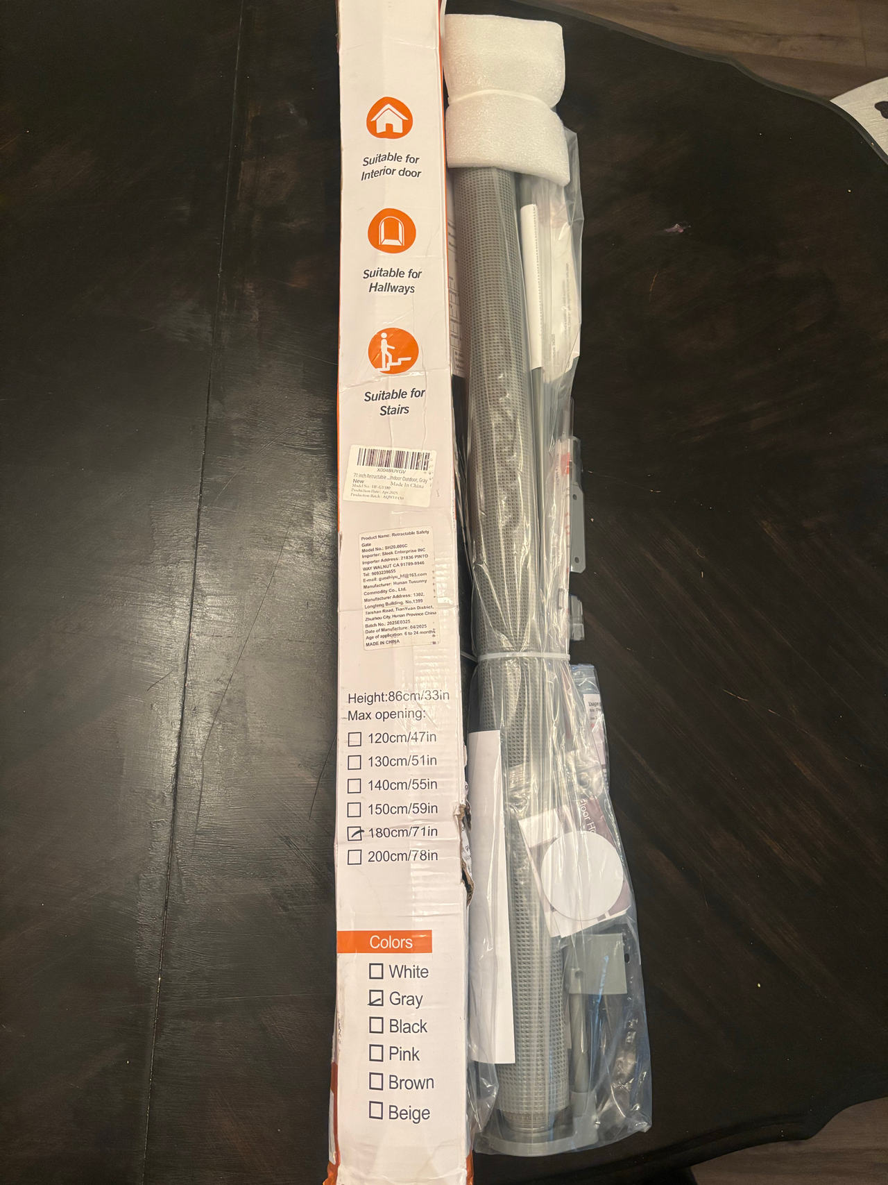 Retractable Baby Gate