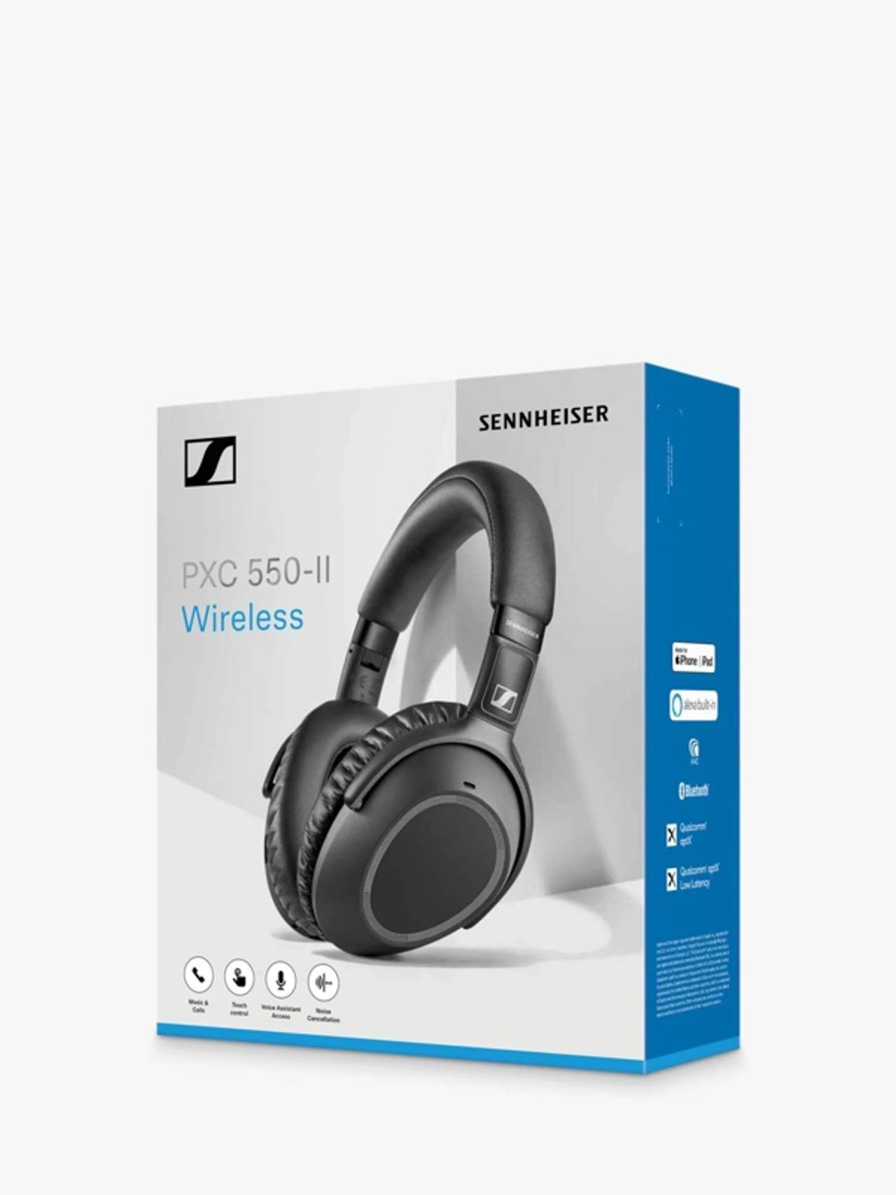 Sennheiser PXC 550-II Wireless Noise Cancelling Headphones Black