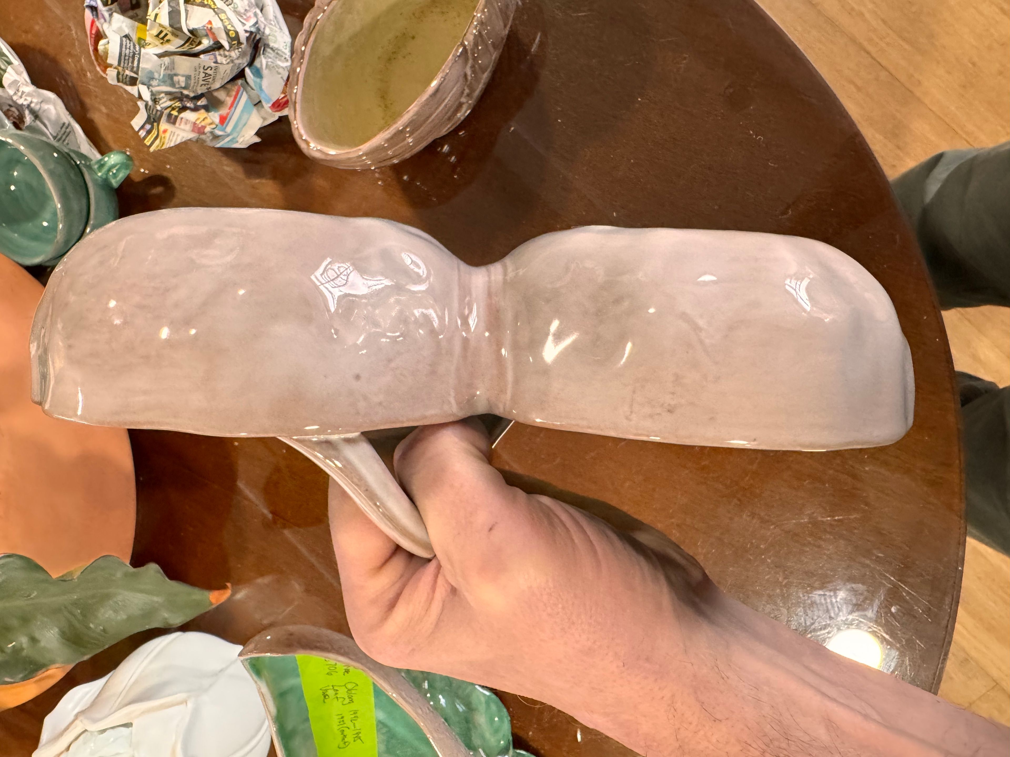 Vintage Stangl Pottery Terra Rose Double Bowl w/Handle #3784 - Image 5