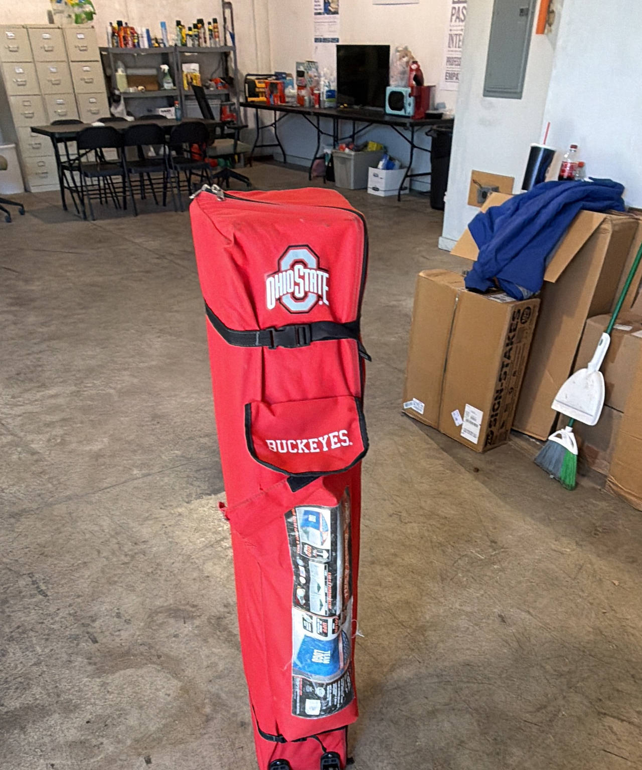 Ohio State Buckeyes 9' x 9' Economy Canopy Tent