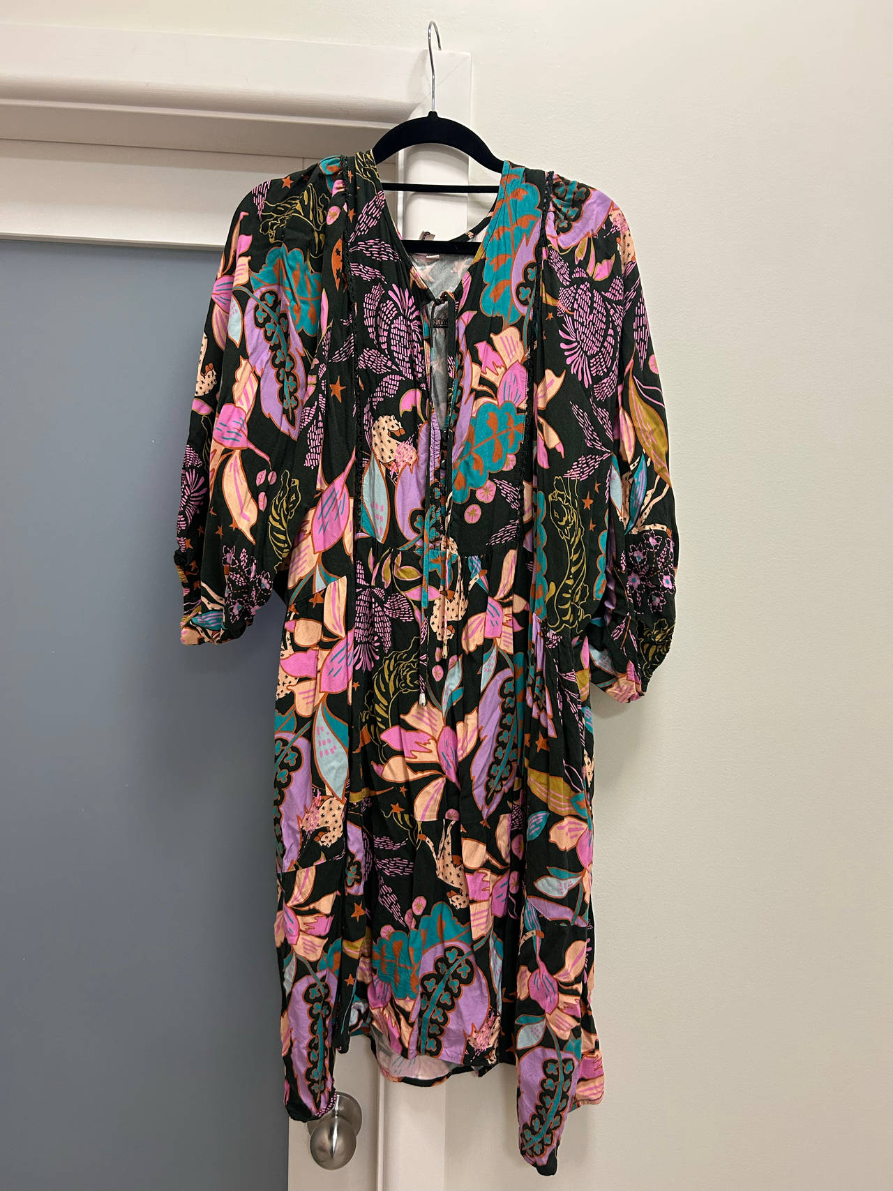 Floral Print Midi Dress