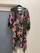 Floral Print Midi Dress - Image 1