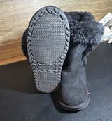 The Children's Place Girls Black Faux Fur Boots - Image 1