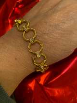 Gold Rope Link Bracelet - Image 5