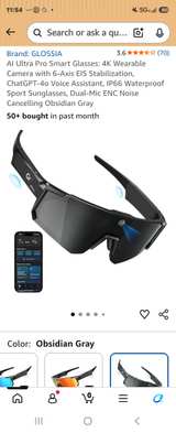 GLOSSIA AI Ultra Pro Smart Glasses - Image 2