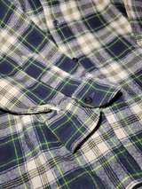**Vintage 60's 100% Virgin Wool Pendleton Plaid Flannel Shirt - Image 7