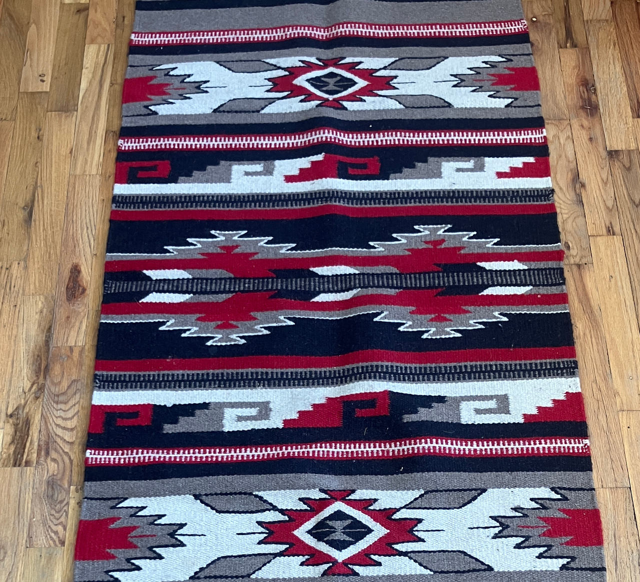 Southwestern Style Wool Rug Runner