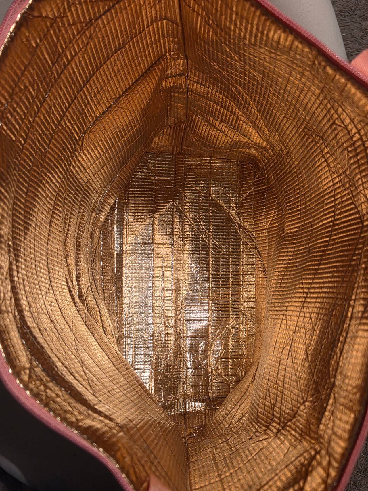 Victoria's Secret Striped Logo cooler bag