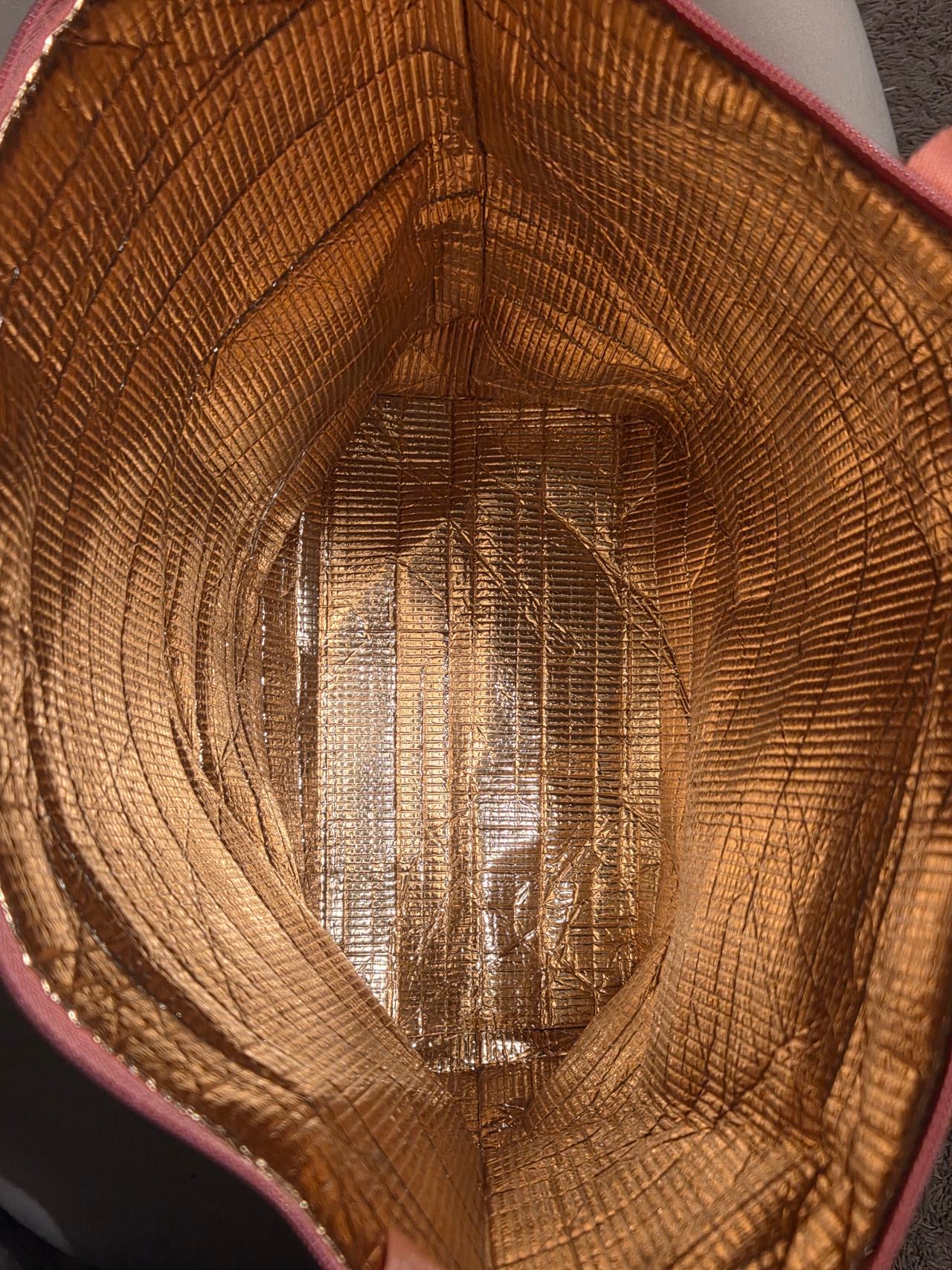 Victoria's Secret Striped Logo cooler bag