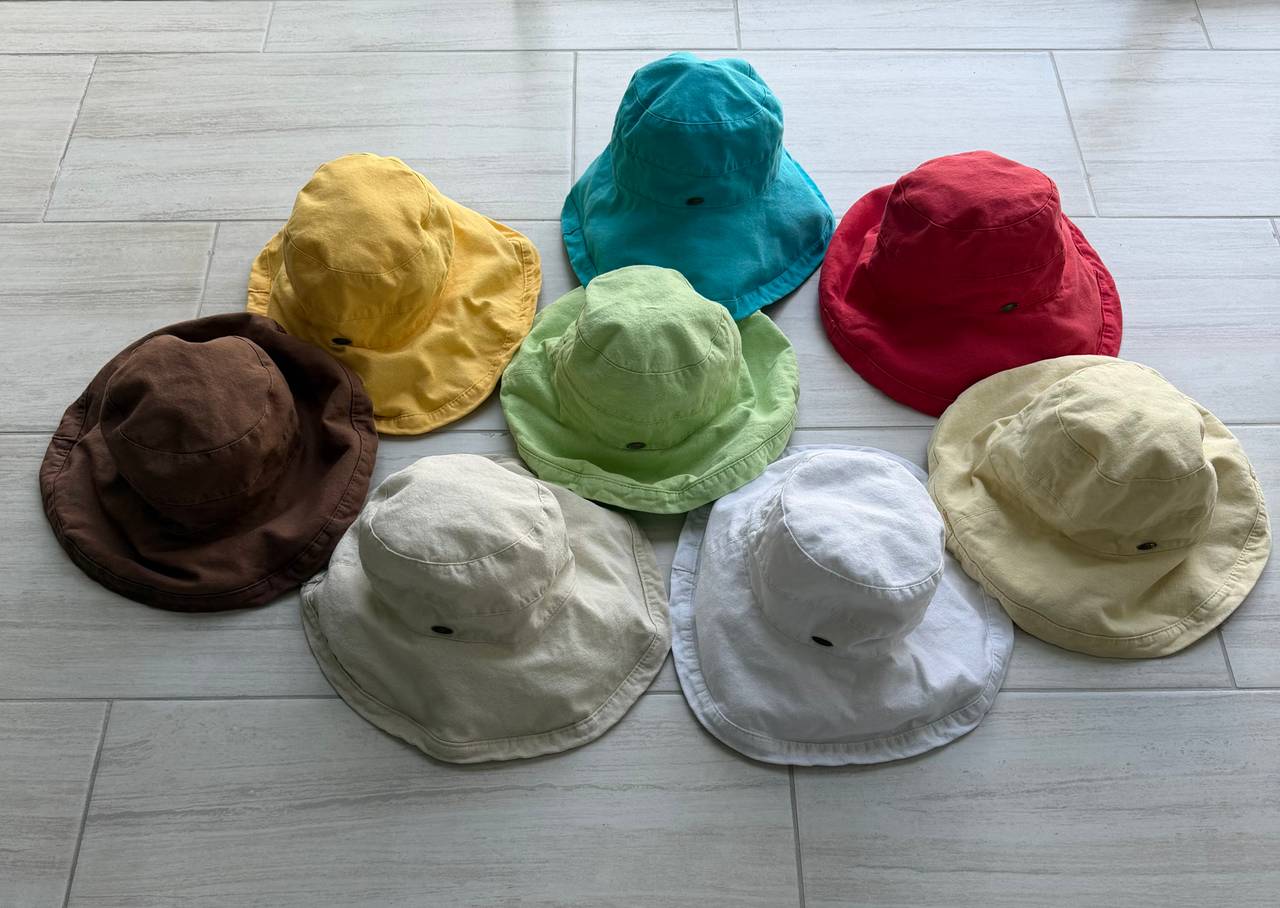 8 SCALA Collezione Women’s Wide Brim Sun Hats Colorful Lot