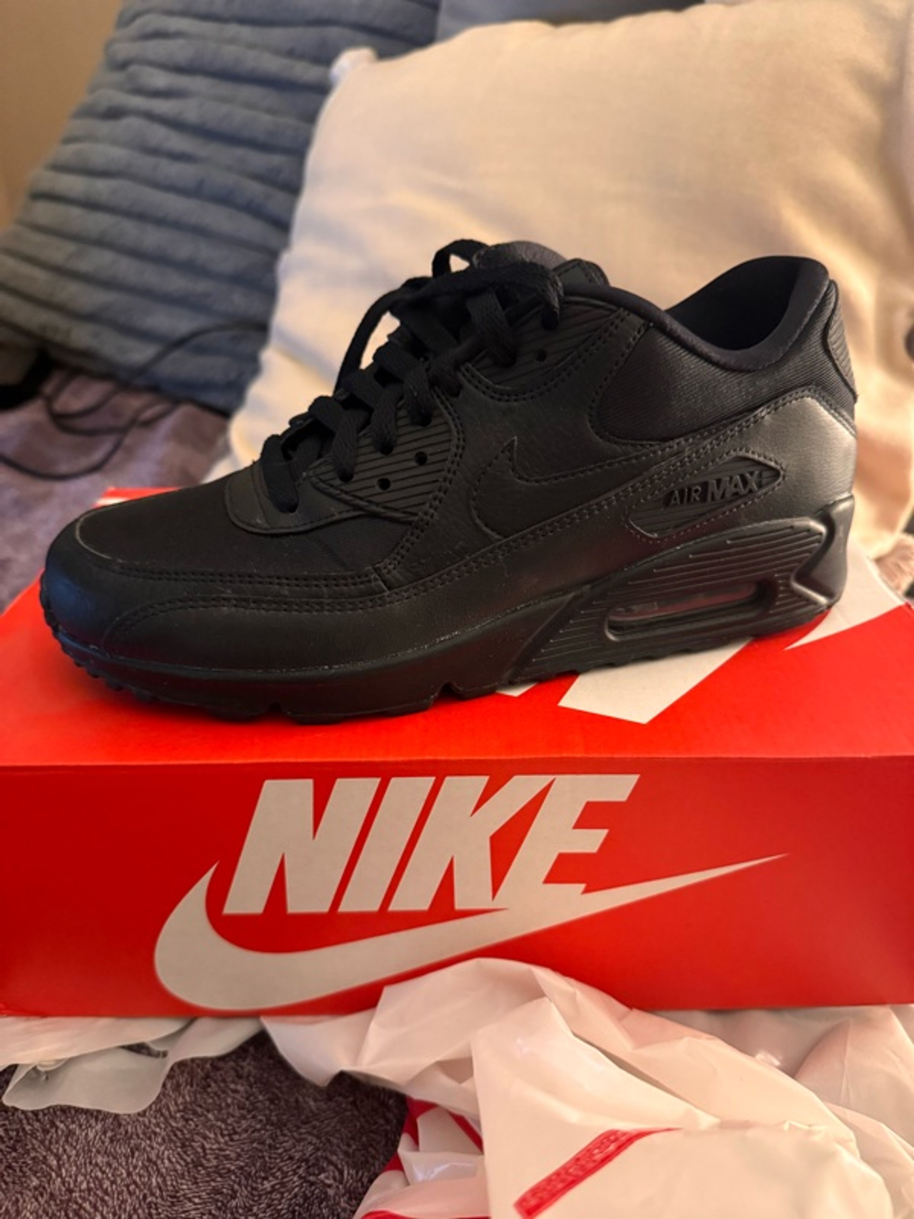 Nike Air Max 90 Black Womens Size 9.5