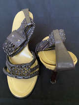 Colin Stuart Leather Slingback Heels - Image 4
