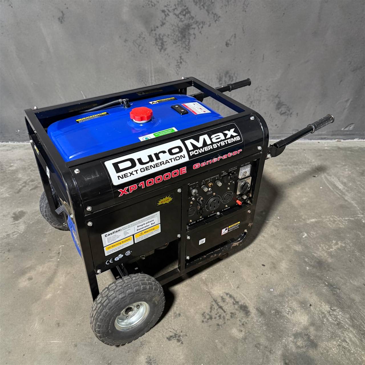 DuroMax XP10000E 10,000 Watt Portable Gas Generator