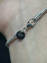 Sterling Silver Snake Chain Bracelet - Image 3