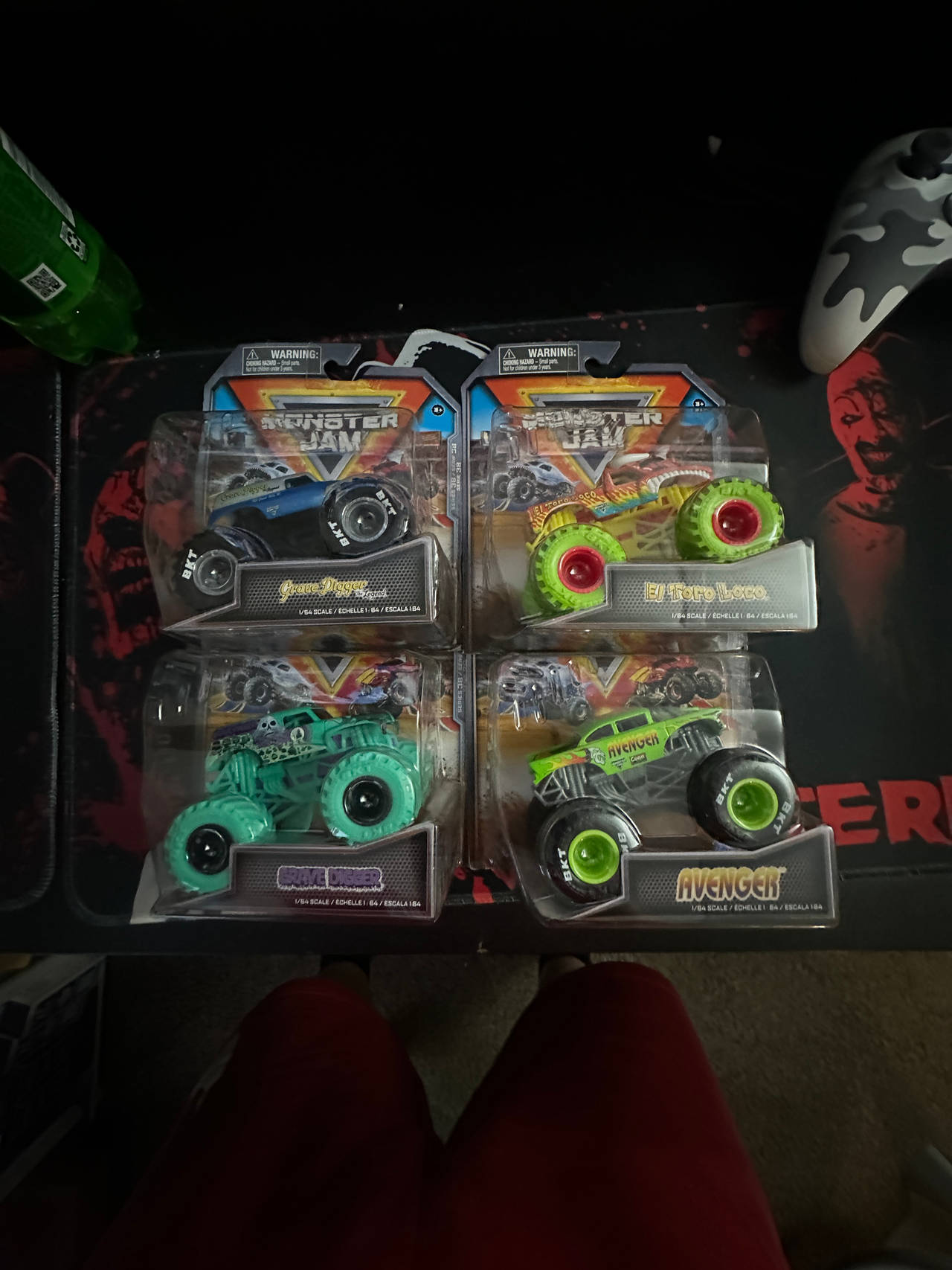 Monster Jam 1:64 Scale Die-Cast Vehicles