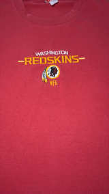 Vintage Washington Redskins Embroidered T-Shirt - Image 1