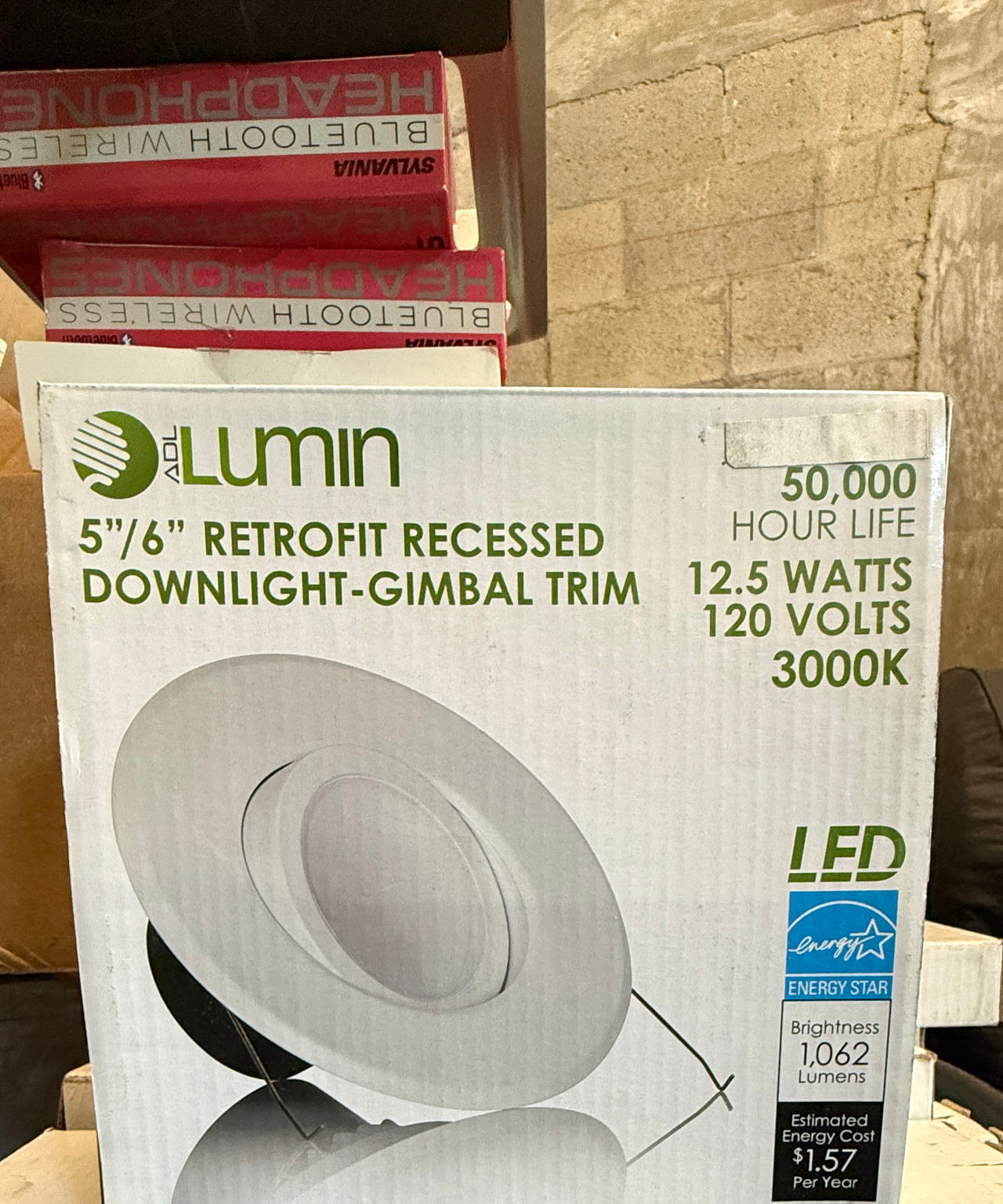 ADL Lumin 5"/6" Retrofit Recessed Downlight-Gimbal Trim
