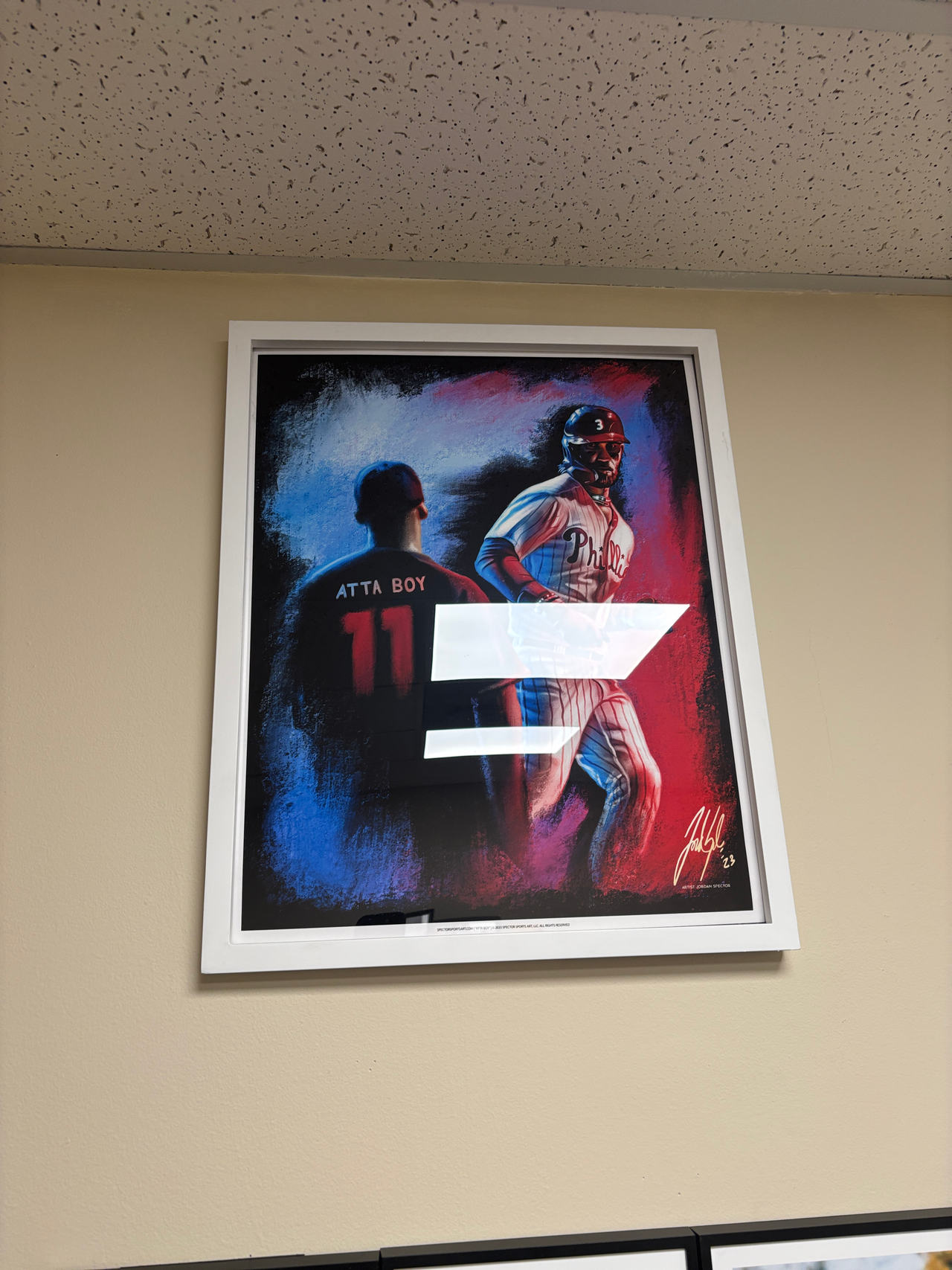 Jordan Spector Atta Boy Bryce Harper Art Print