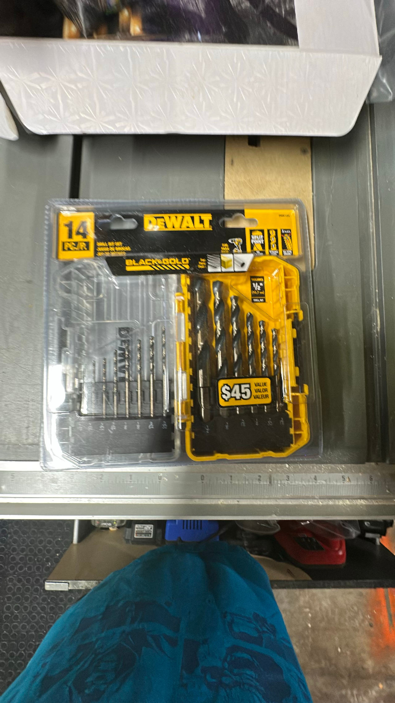 DeWalt Black and Gold Drill Bit Set