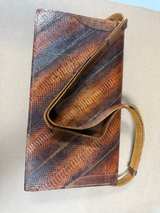 Vintage Snakeskin Shoulder Bag - Image 2