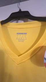 Women's Yellow UV Protection Long Sleeve V-Neck Shirt - Image 3