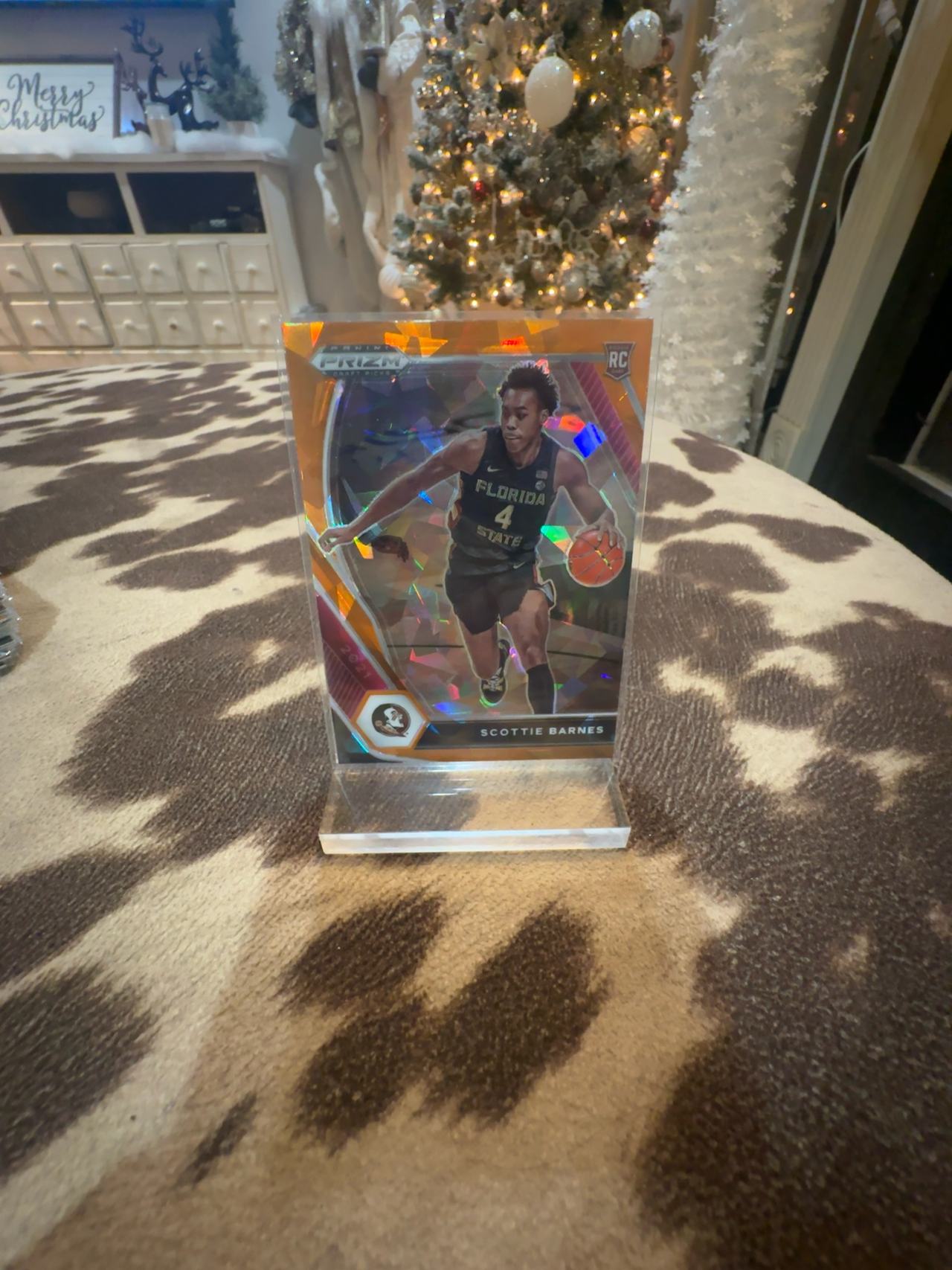 Panini Prizm Scottie Barnes Rookie Card #6 orange Ice