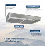 NuTone Glacier 30-in. Convertible Range Hood - Brand New - Image 1