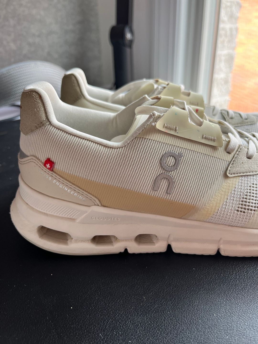 On Running Cloudrift Women's Ivory/Creme Sneakers