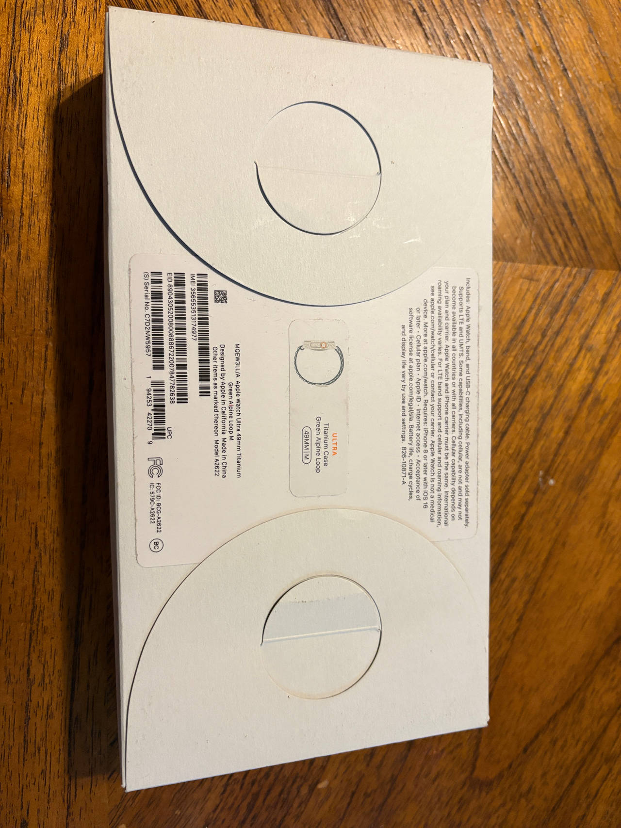 Apple Watch Ultra “ BOX ONLY”