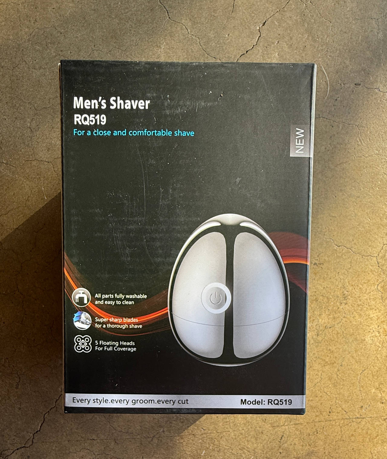 RQ519 Men's 5-Head Rotary Shaver