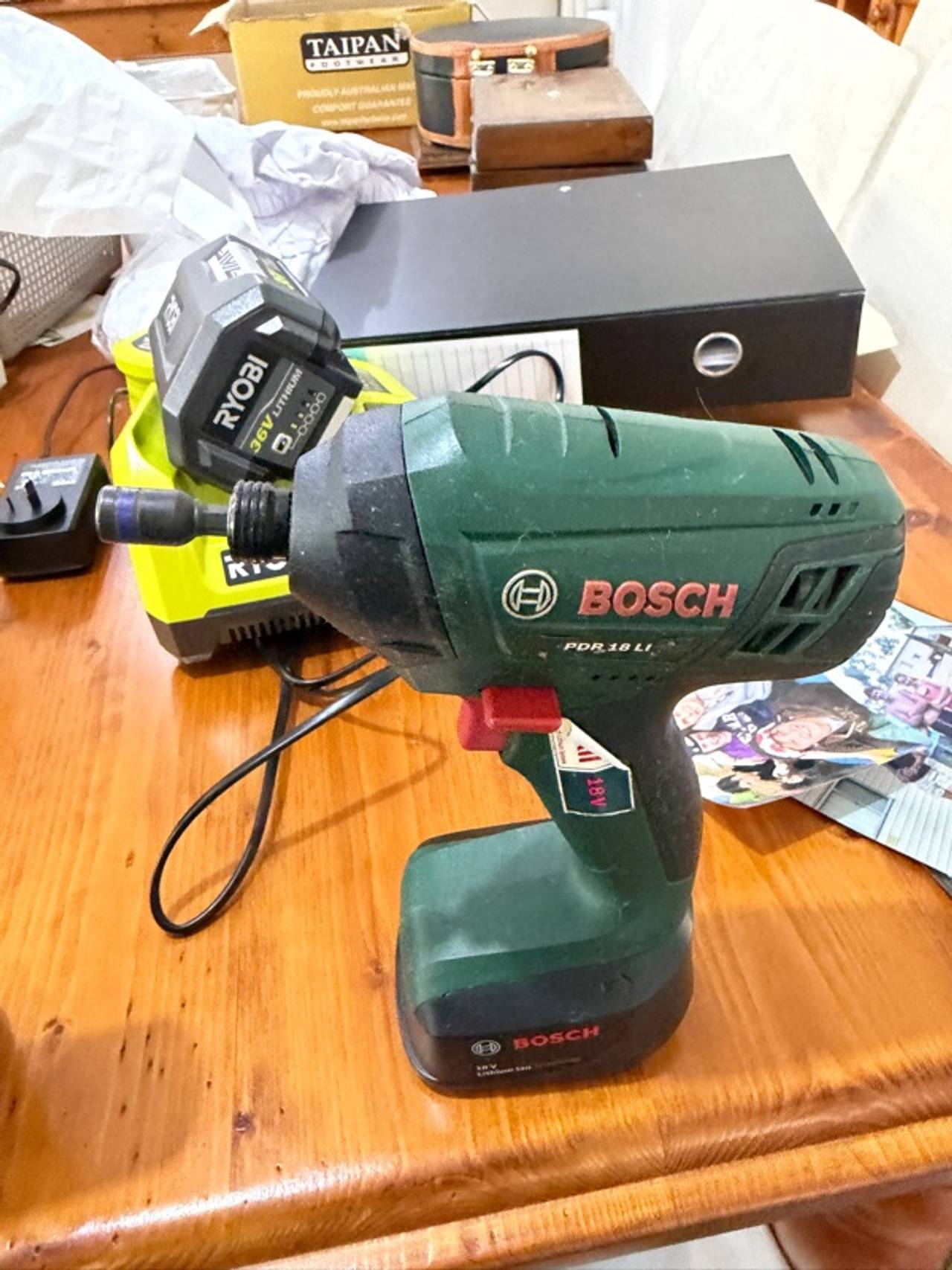 Bosch Impact Driver  and 2 drills combo