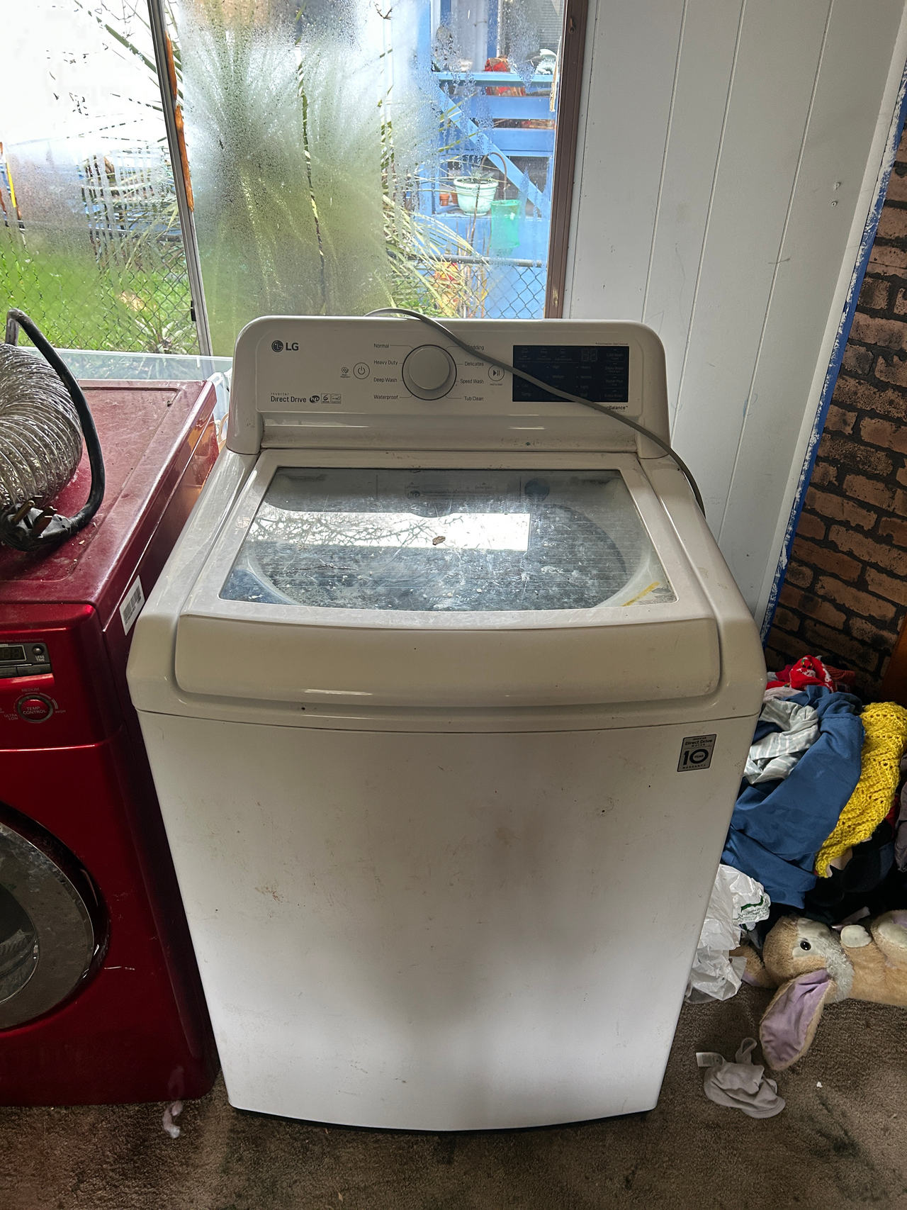LG High Efficiency Top Load Washer