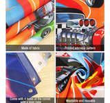 Hot Car Birthday Party Decorations Hot Race Car Birthday Party Backdrop 6.1x3.6 - Image 3