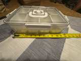 Stackable Off-White Cube Bento Box-with Handle  - Image 6