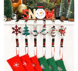 Christmas Stocking Holders for Mantle Set of 6, Weighted Stocking Hangers - Image 4