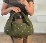 Hobo Shoulder Bag in Genuine Suede Leather – Made in Italy
 - Image 2