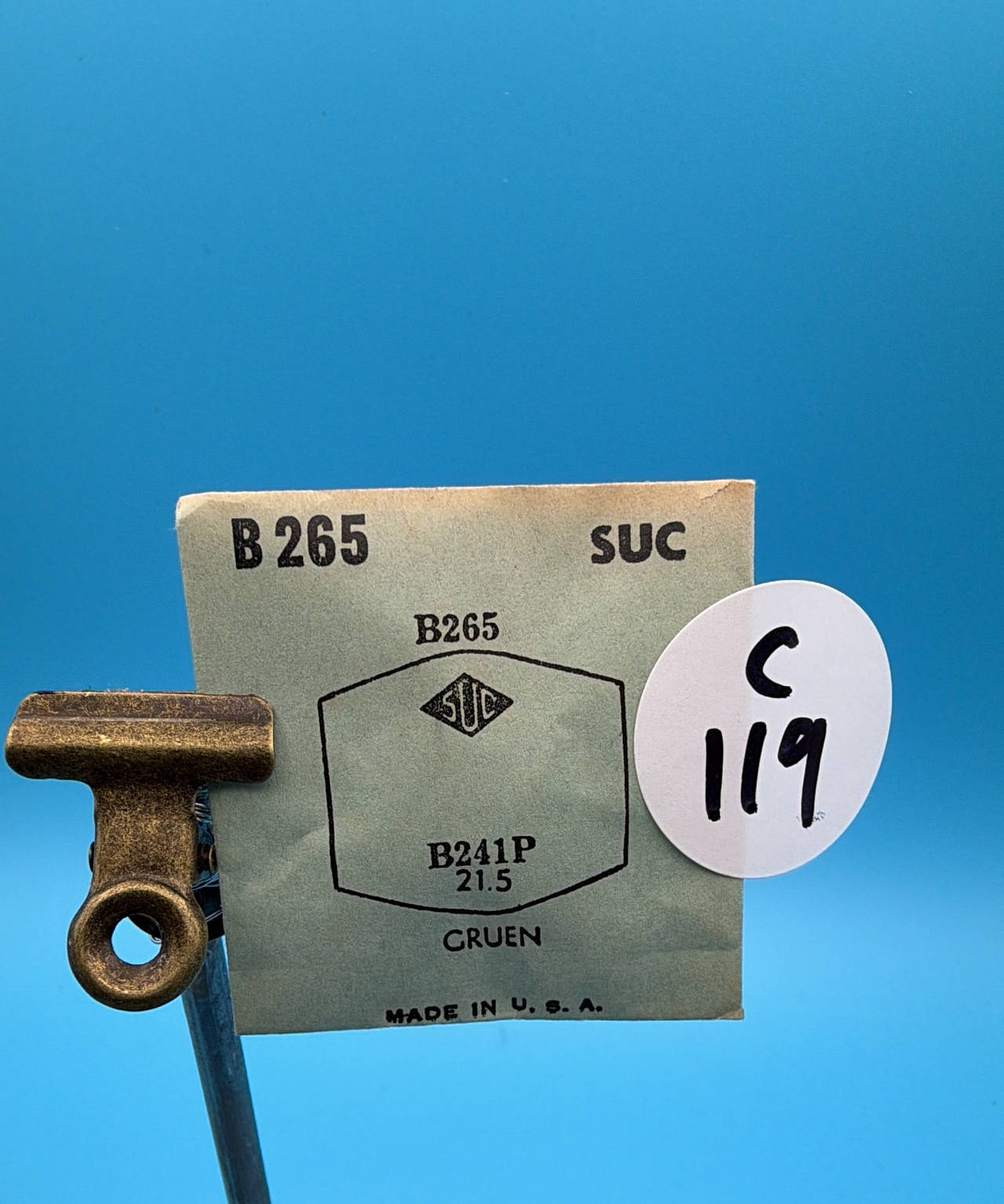 SUC B265 Gruen Watch Crystal