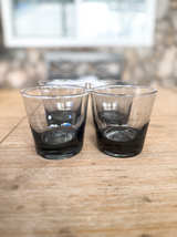 Libbey Smoke Grey Rocks Glasses Set of 4 - Image 2