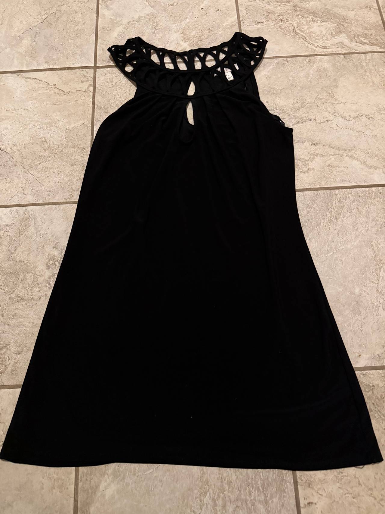 White House Black Market Little Black Dress with Cutouts Women's Size Small