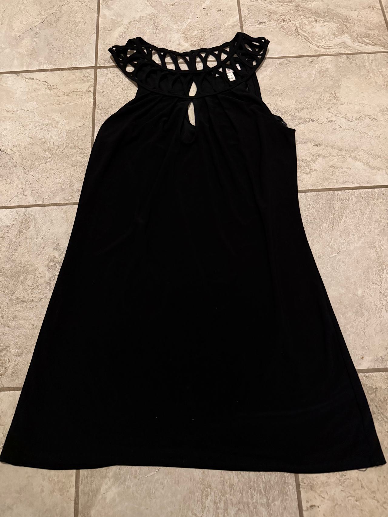 White House Black Market Little Black Dress with Cutouts Women's Size Small