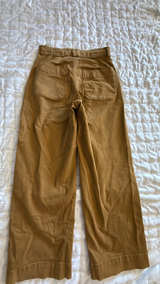 Everlane Women's High-Rise Wide-Leg Crop Pant Tan Brown - Image 3