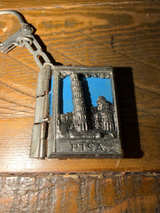 Vintage Pisa Italy Accordion Photo Book Keychain - Image 1