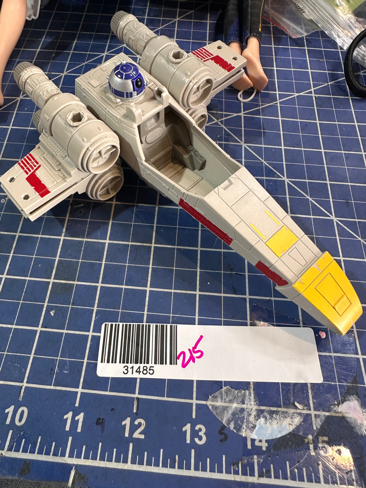Star Wars X-Wing Fighter Star Fighter retro toy vehicle  215