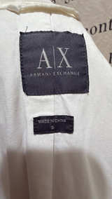 Armani Exchange White Puffer Jacket: Small - Image 6