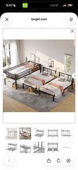 Wrought Studio Metal Bunk Bed Frame - Image 4