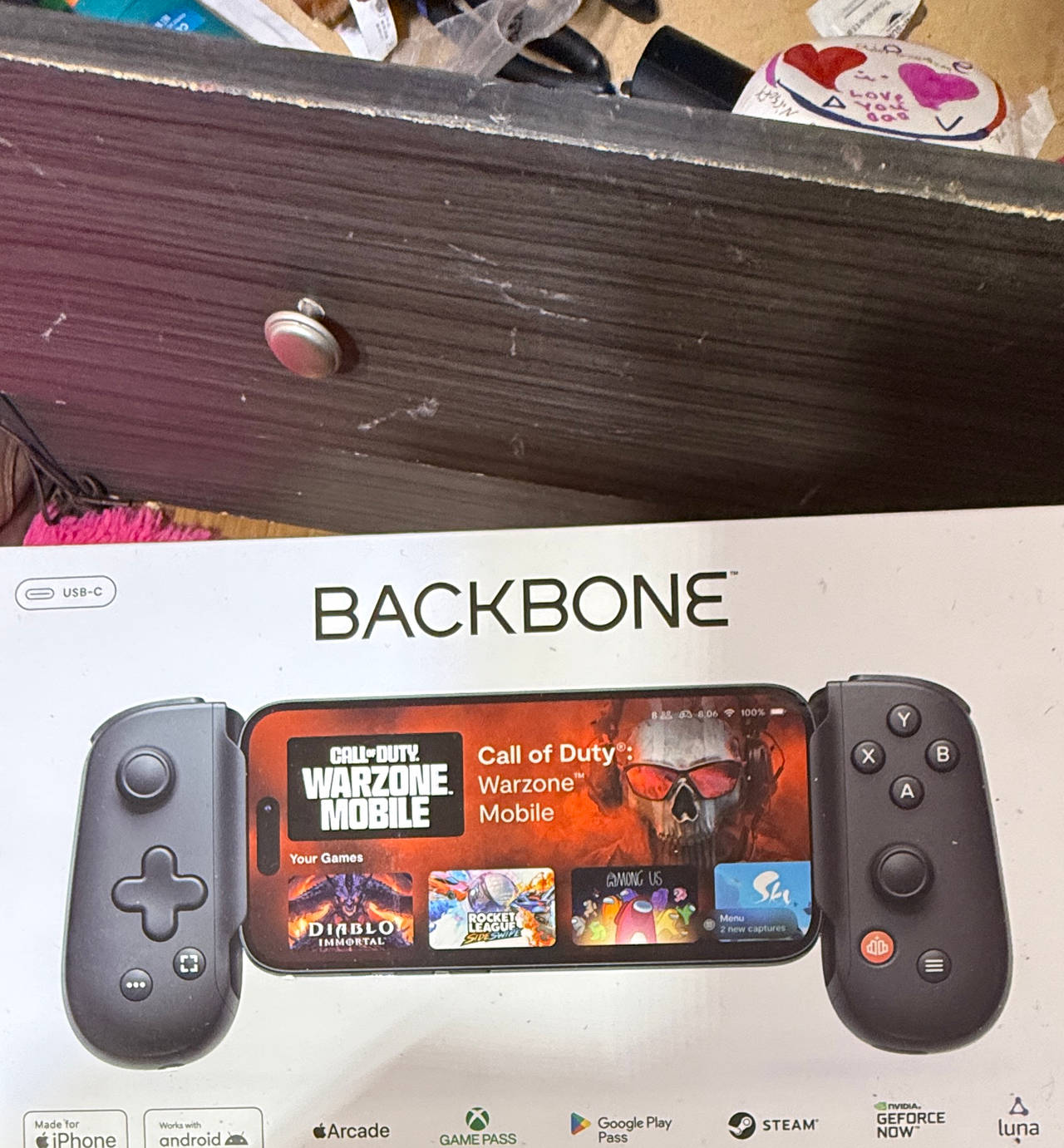 Backbone One Mobile Gaming Controller for iPhone and Android (USB-C)