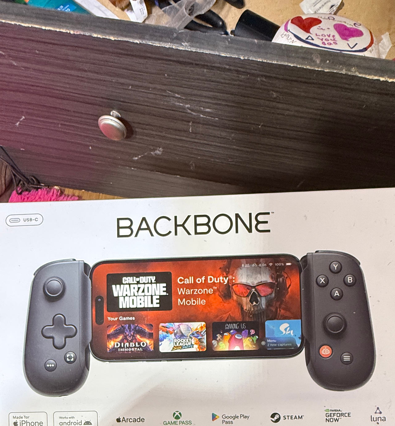 Backbone One Mobile Gaming Controller for iPhone and Android (USB-C)