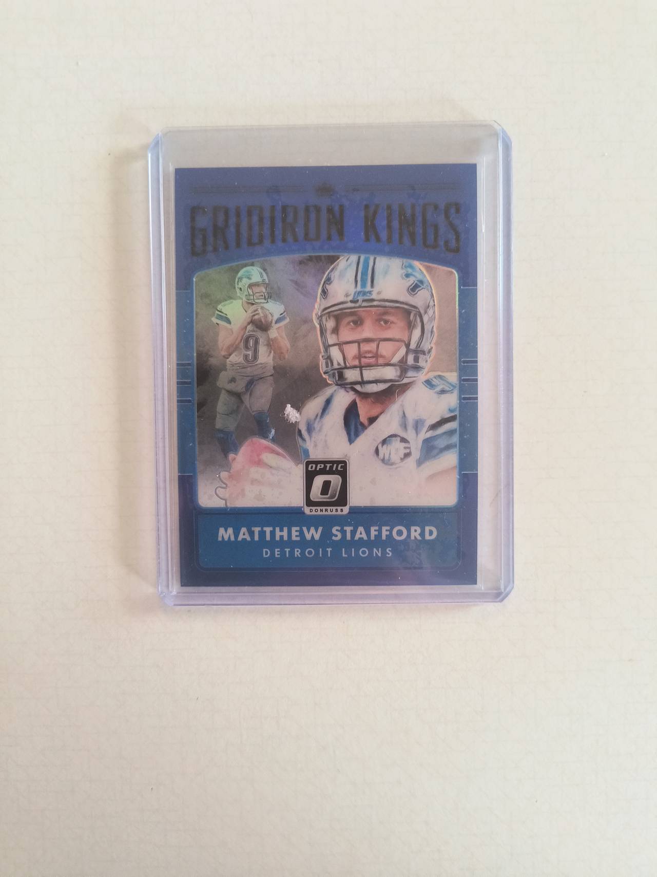 2018 Panini Donruss Optic Matthew Stafford Gridiron Kings Blue Parallel /149